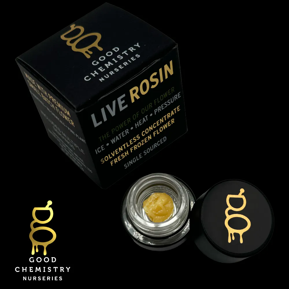 Platinum Huckleberry Cookies - 1g Live Rosin Dab | Good Chemistry REC