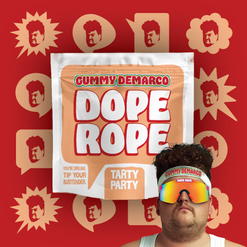 DOPE ROPE | Tarty Party | 200MG | Premium Gummy Rope