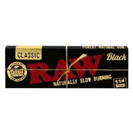 Raw | Classic Black | 1 1/4 Papers
