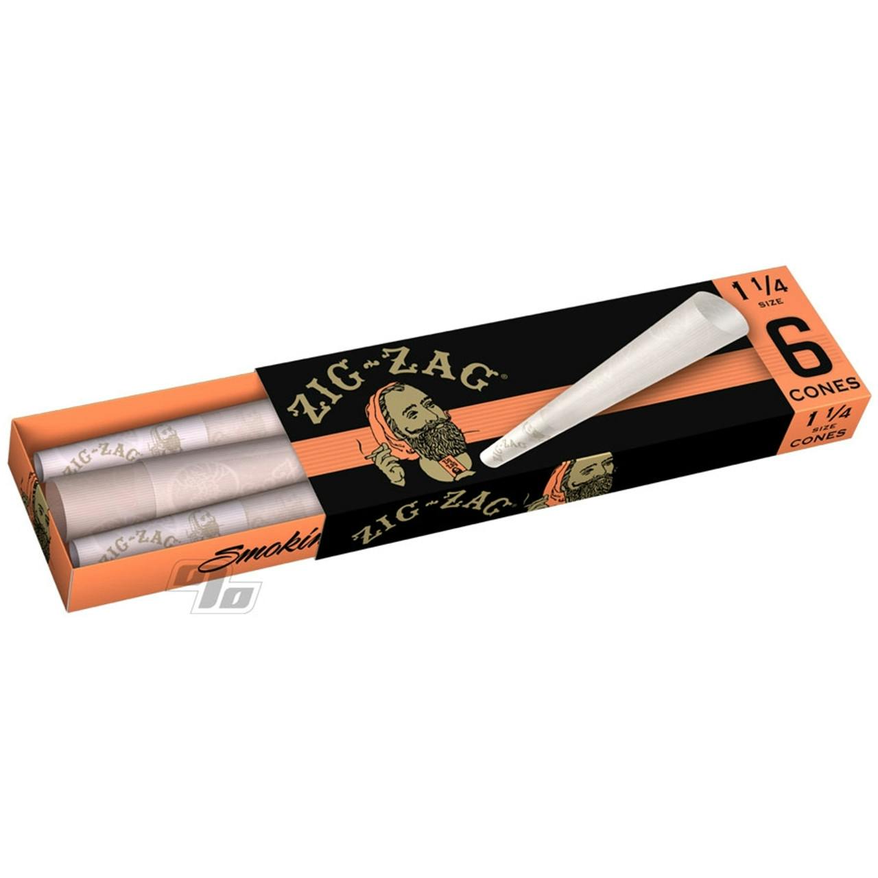 Product: Zig-Zag | 1 1/4 Ultra Thin Cones | 6 Pack*