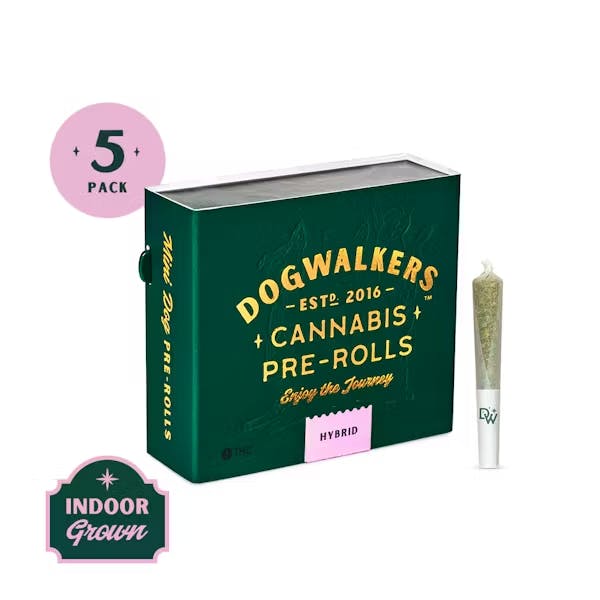 Dogwalker - Preroll 5 Pack - Sunset Sherbet (H) (1.75g)