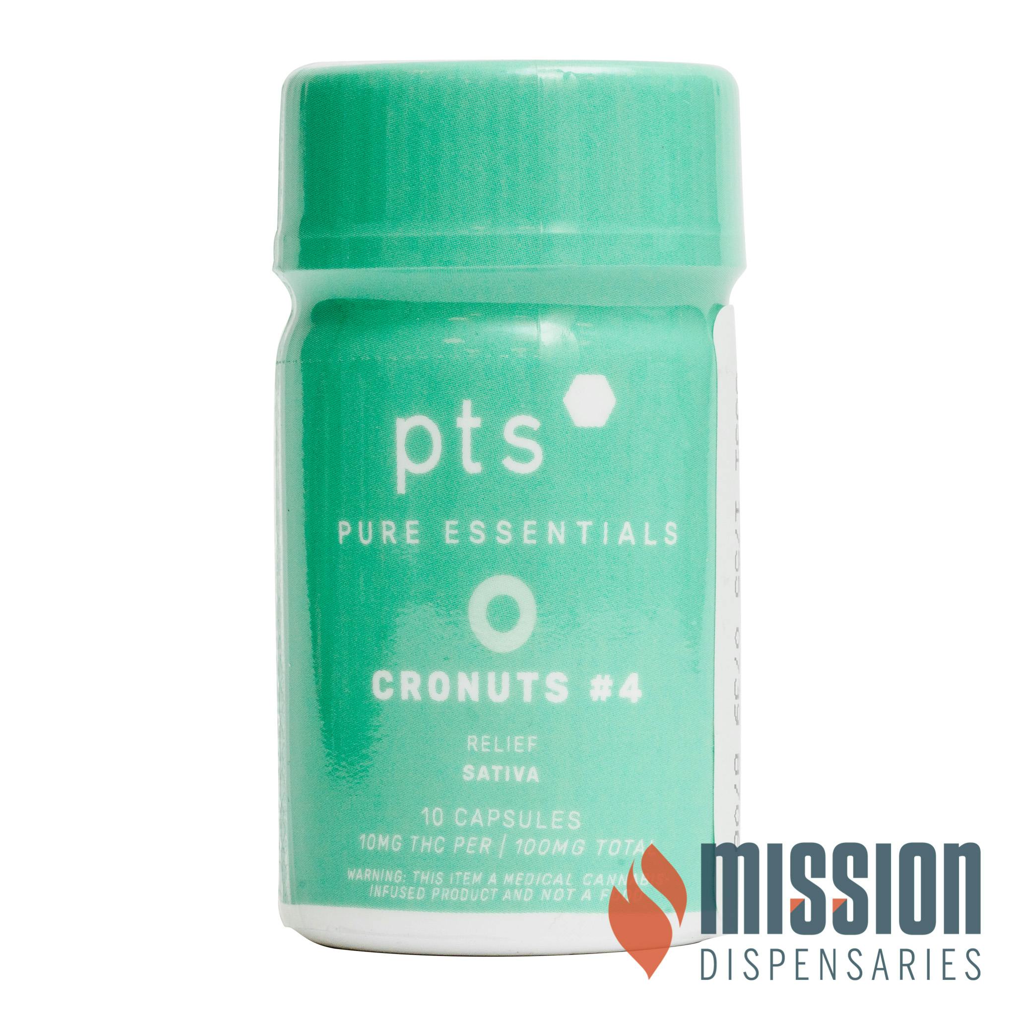 Capsules | Pure Essential | Cronuts 4 [10pk] - Mission Dispensaries