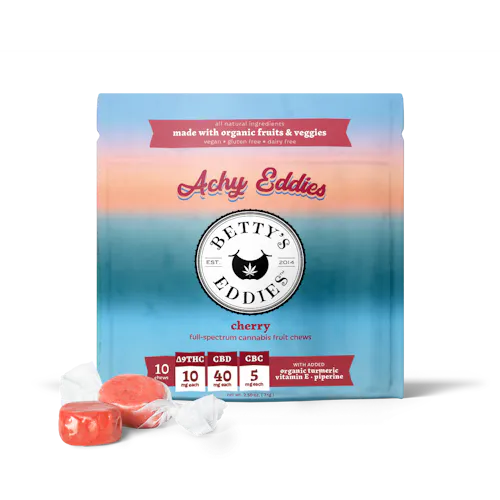 Achy Cherry (THC:CBD:CBC) Chews 10mg x 10pk-active