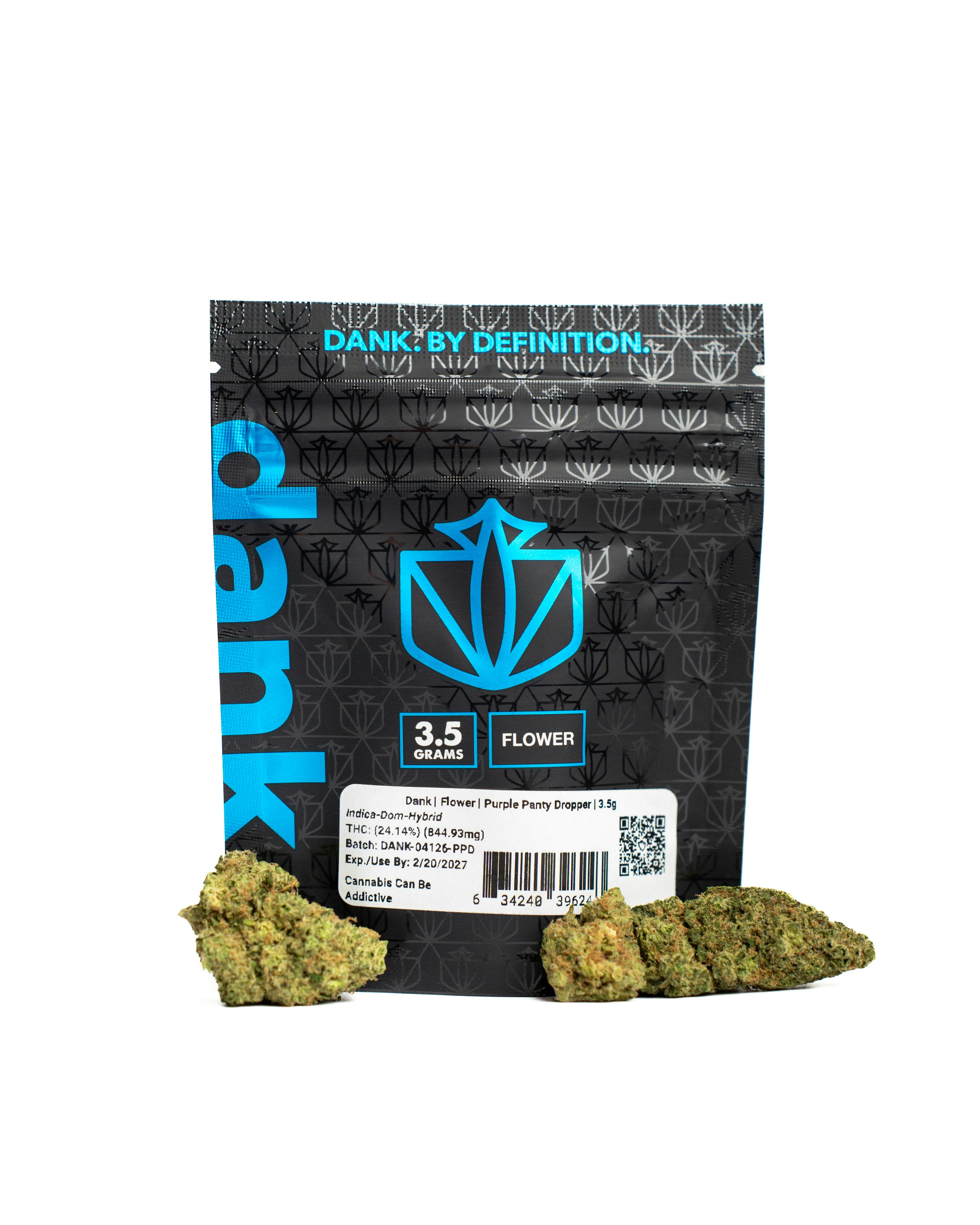 Purple Panty Dropper | Flower | 3.5g by Dank By Definition. | Buy