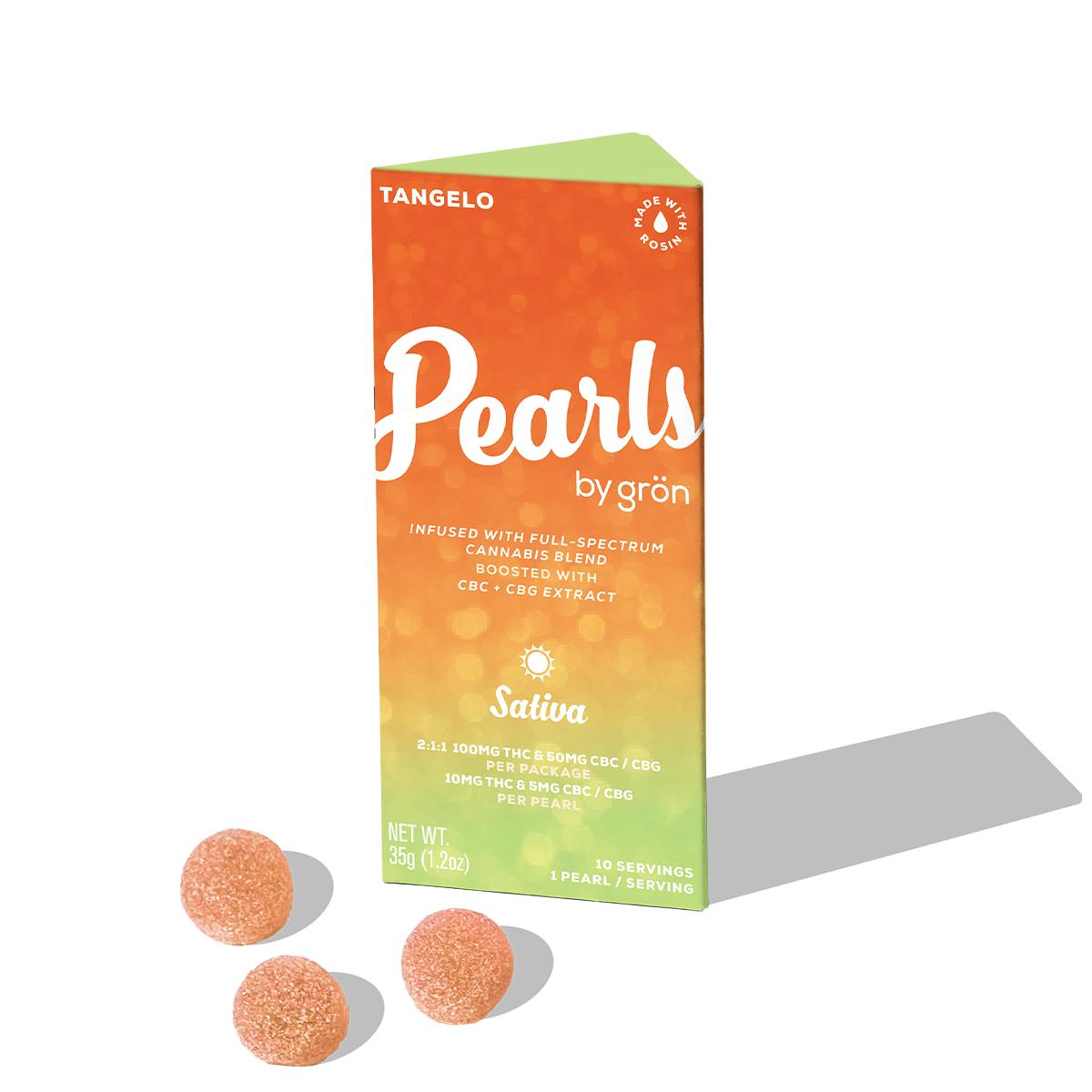 Pearls | Tangelo | THC:CBC:CBG | 100mg | 10ct