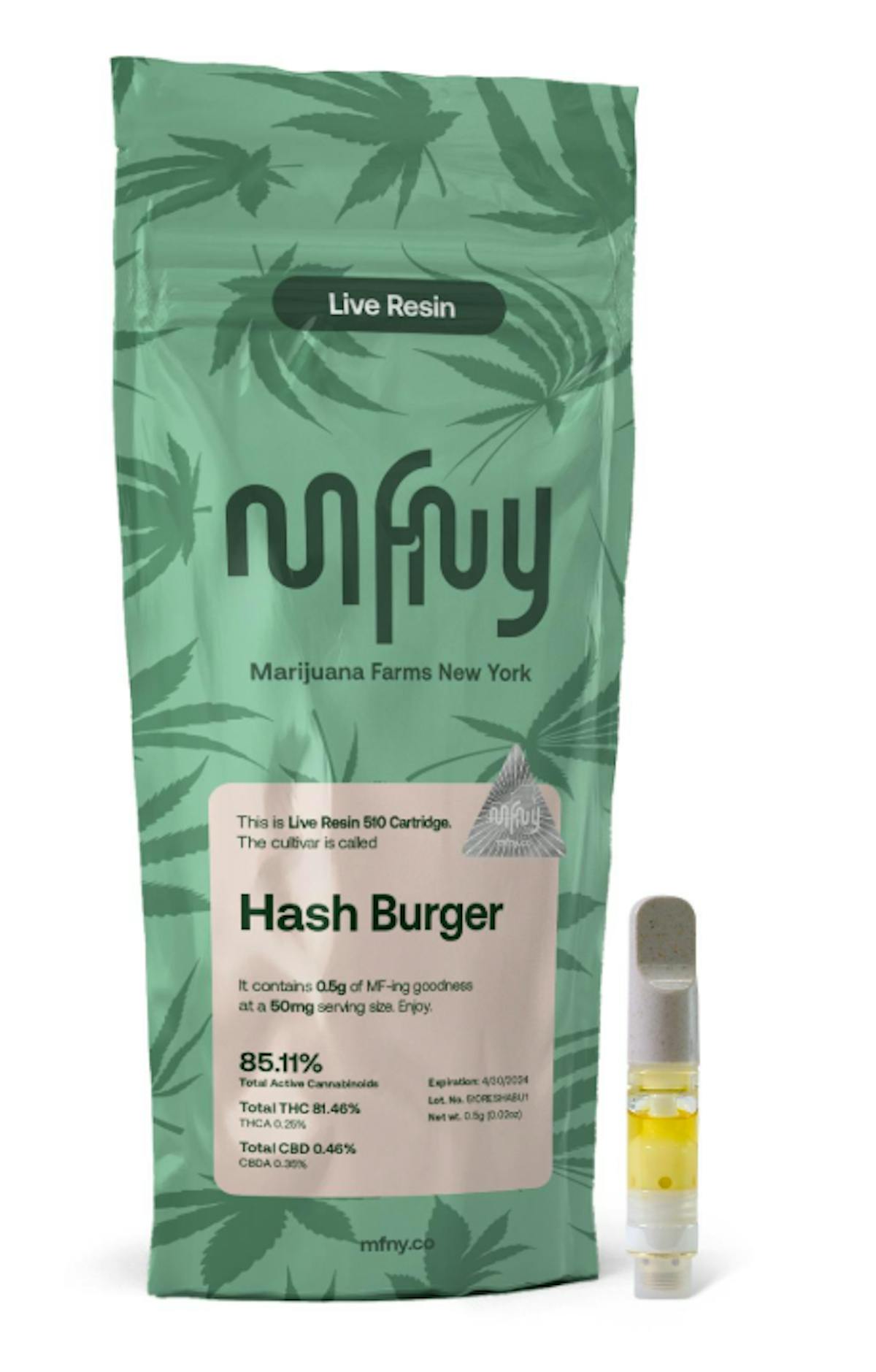 Photo of MFNY | Hash Burger | .5g AIO Live Resin