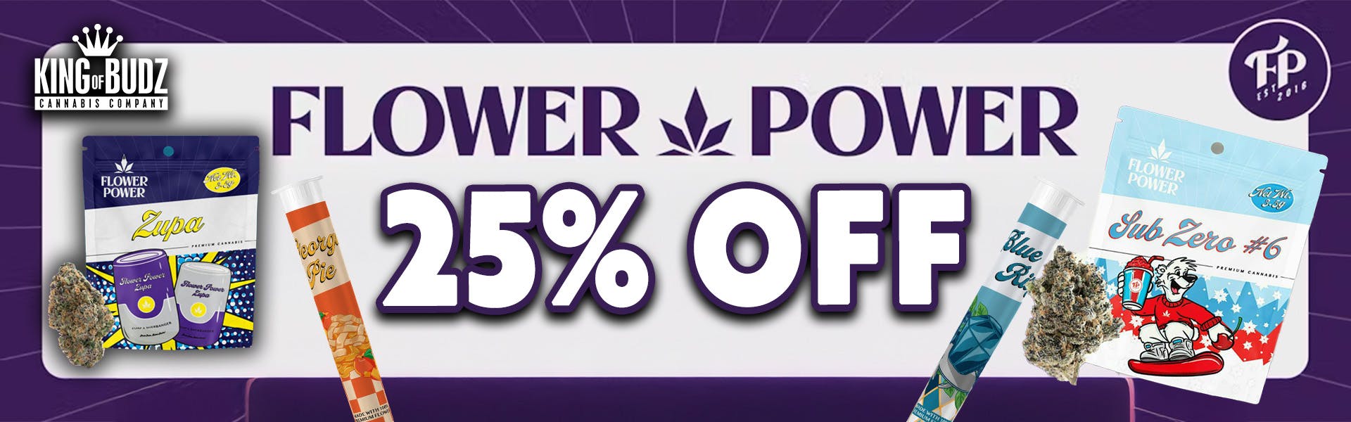 Flower Power - 25 Percent OFF