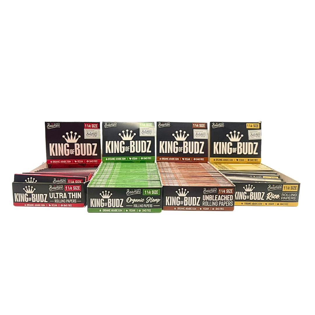 King Of Budz - 6pk Cones - 1 1/4 Size French White