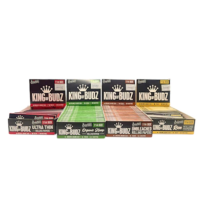 King Of Budz - 6pk Cones - 1 1/4 Size French White