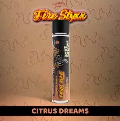 Product Citrus Dreams Infused Fire Styxx | Pre Rolls | 1g