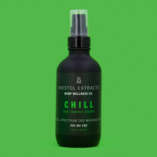 Hemp Wellness Co | CHILL | Full Spectrum CBD Massage Oil | 800mg-active