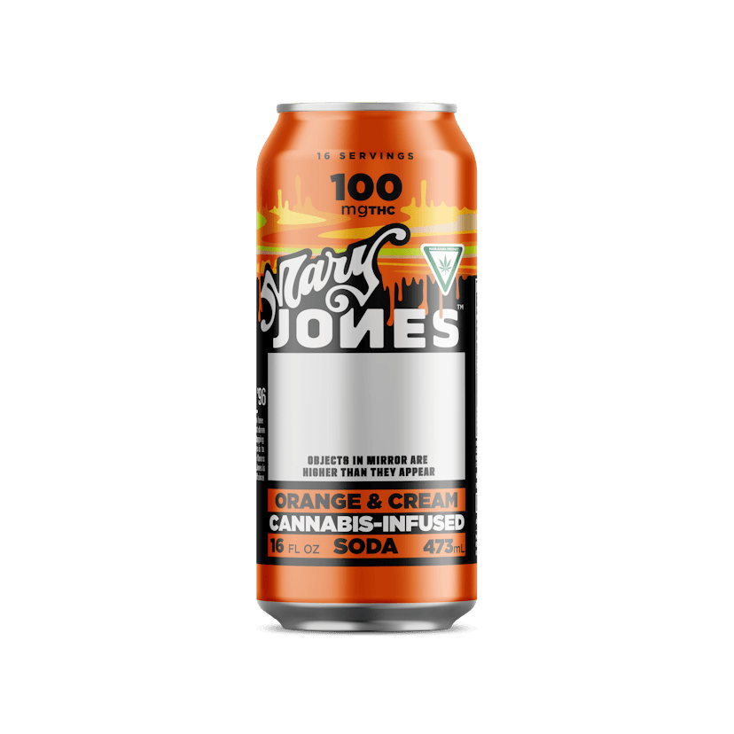 Mary Jones | 100mg Soda | Orange & Cream