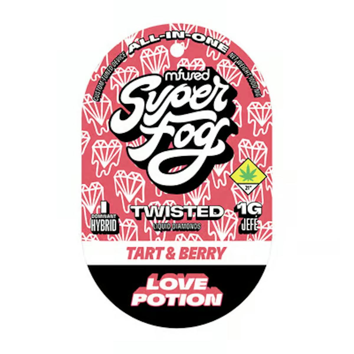 Image of Tart Berry “Love Potion Twisted” Liquid Diamonds Vape Pen
