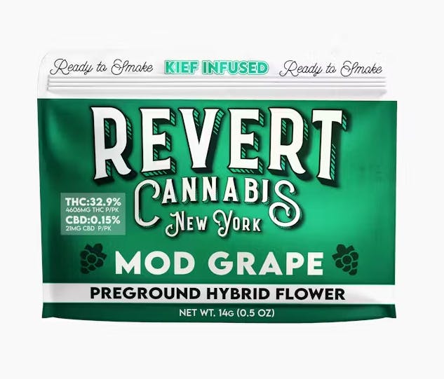 MOD Grape Kief infused Ground Flower | Hybrid | Revert