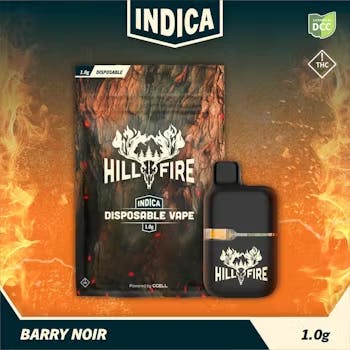 hillfire disposable vape Barry Noir Disposable 1g (Indica) l Hillfire | Columbus