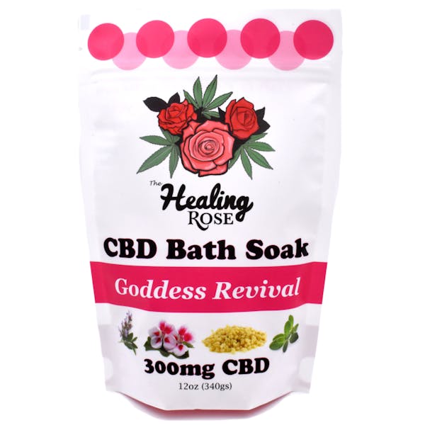 Goddess Revival  - 300mg CBD Bath Soak - Healing Rose