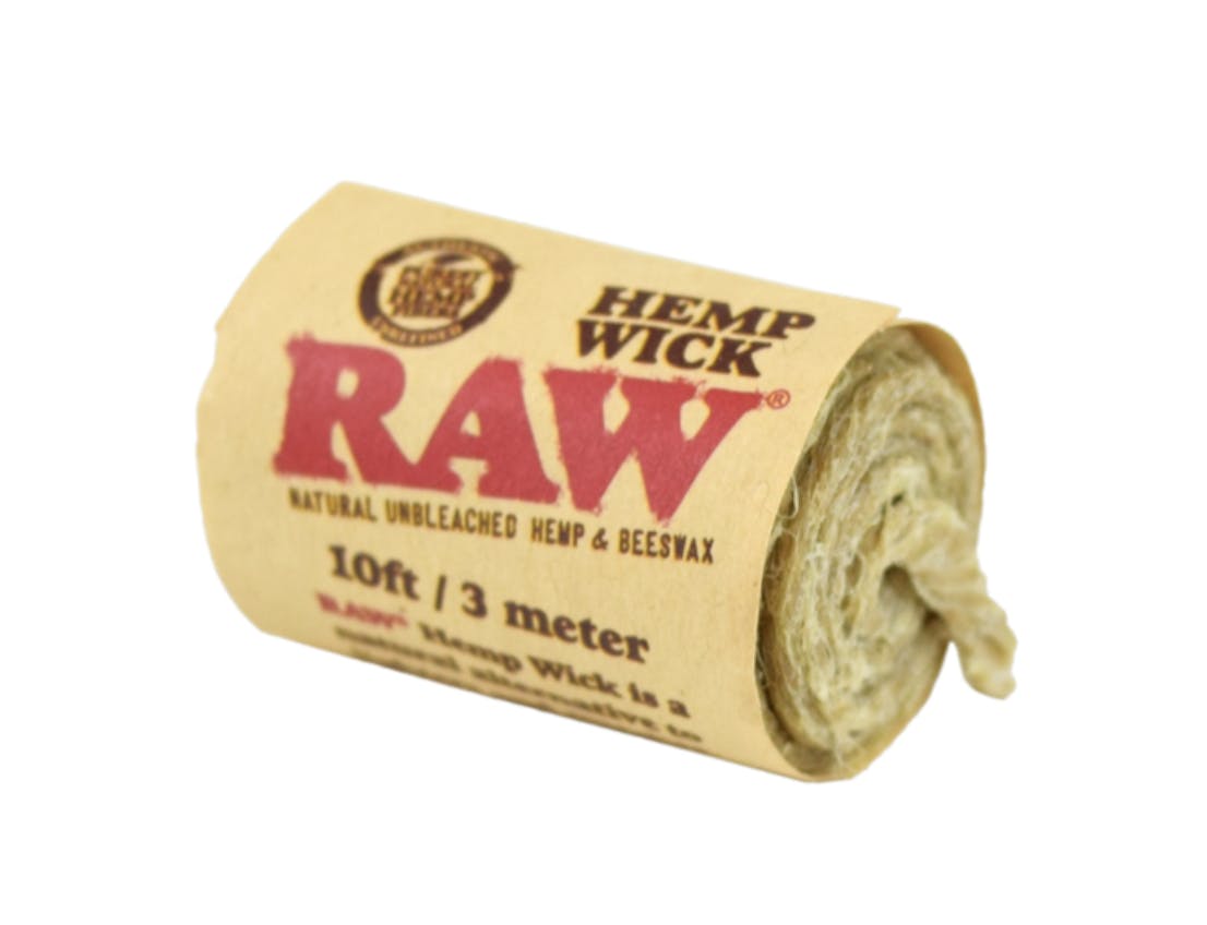 Raw Hemp Wick 3 meter 10ft Stogz