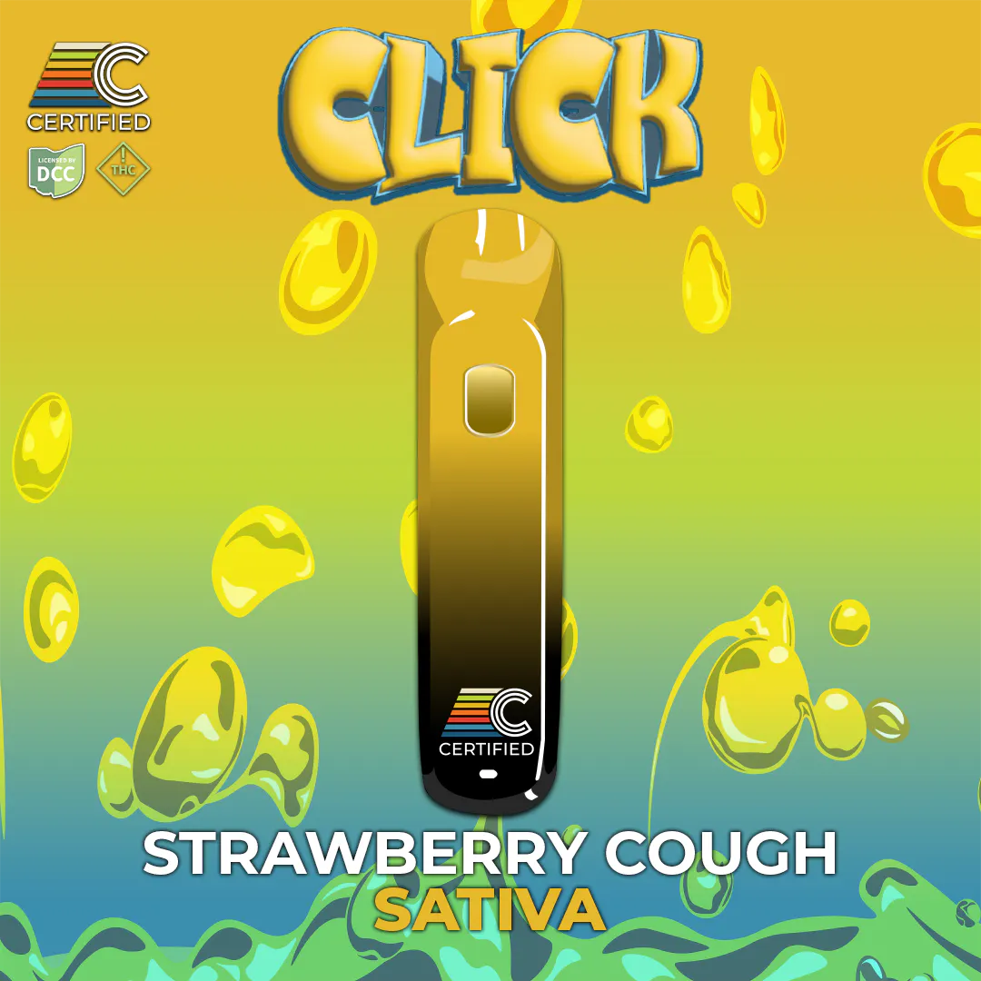 Certified - Disposable - CLICK - Strawberry Cough (I) - 1g | HWC