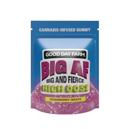 GDF:  Big AF Gummies | Cranberry Grape | 500mg | 1pk-1