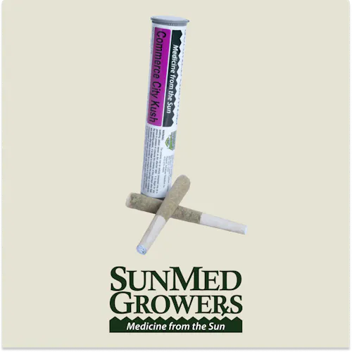 Commerce City Kush Pre-Rolls x 2pk-1