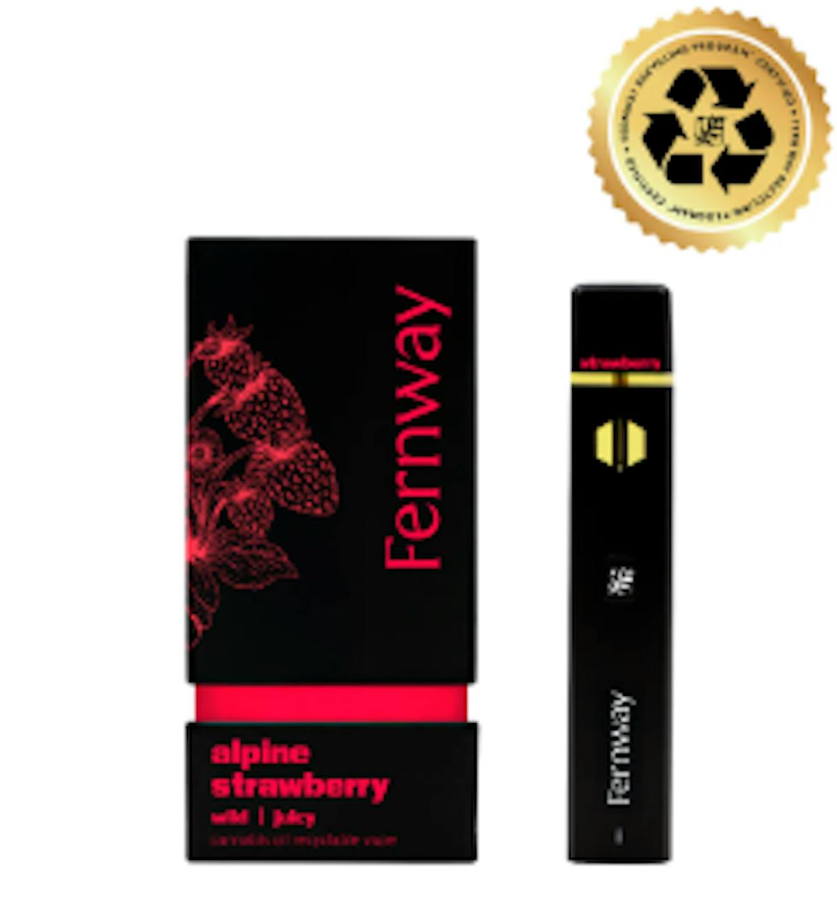Photo of Fernway l Alpine Strawberry Traveler Vape Pen (Disposable) l