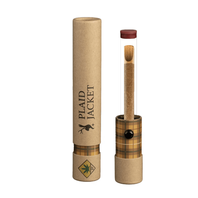 Plaid Jacket: Hash Burger - THCA Infused Blunt