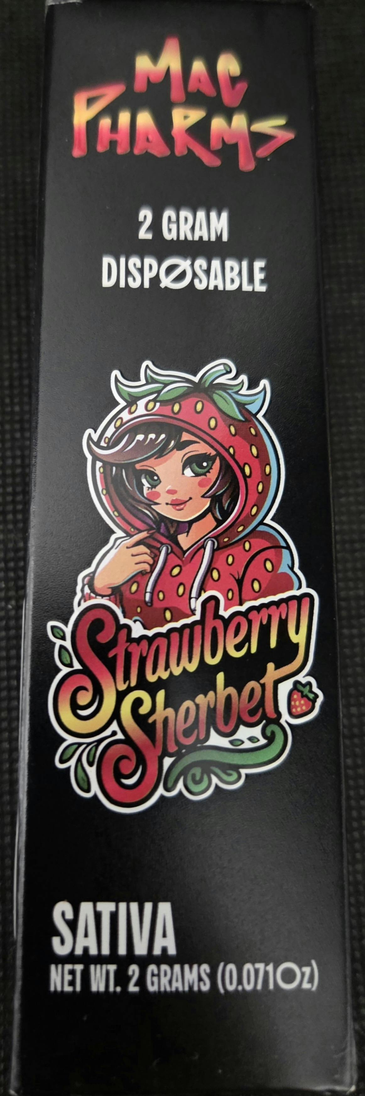 Mac Pharms - Strawberry Sherbet (S) - 2g Disposable