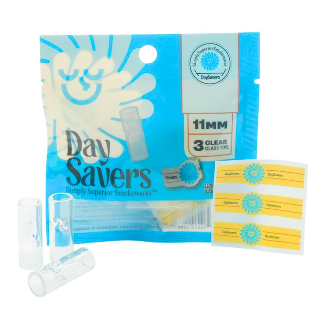 GLASS TIPS 11MM DAY SAVERS 3PK