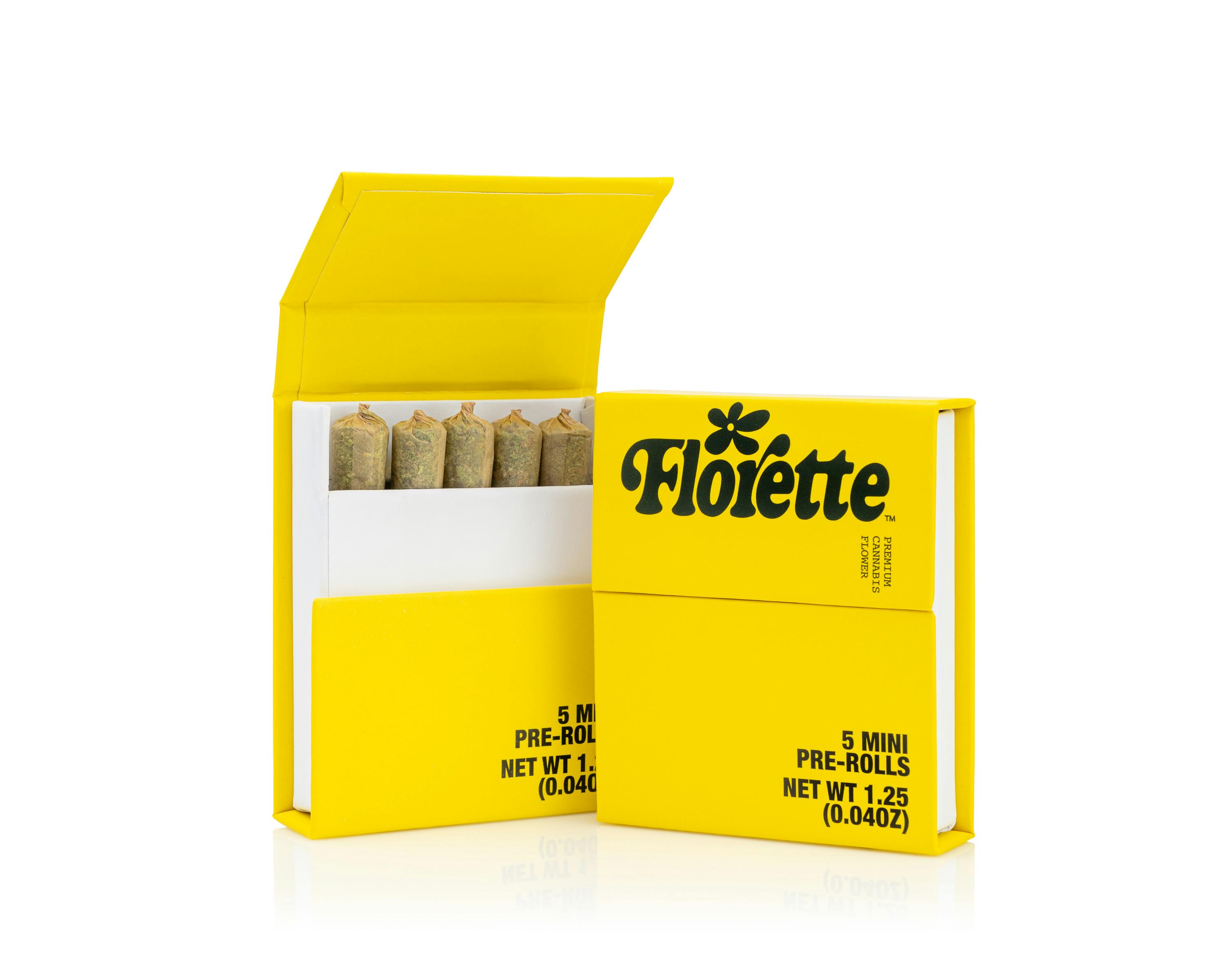 Florette- Pre-Roll .35 - 5 Pack (1.75g) -ALBANY SOUR DIESEL