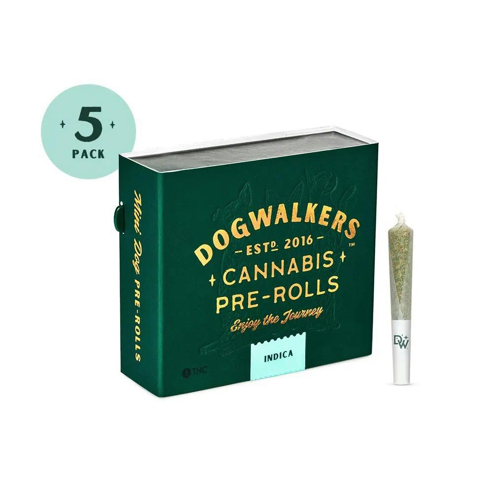 Dogwalkers Animal Face 5pk 1.75g Pre-Rolls