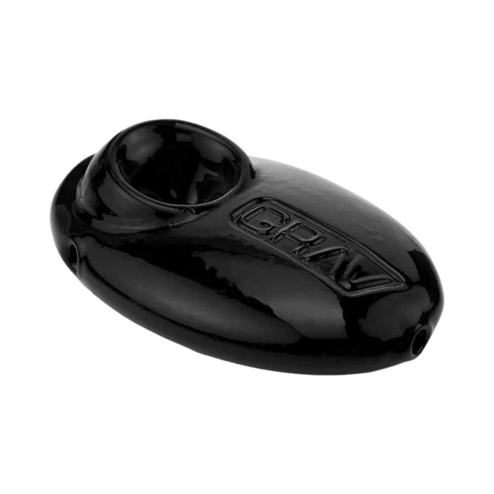 Product GRAV Pebble Hand Pipe | 4" | Black