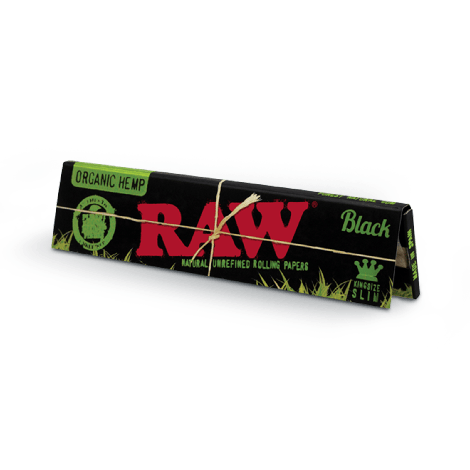 Black Organic Hemp Kingsize Slim Papers