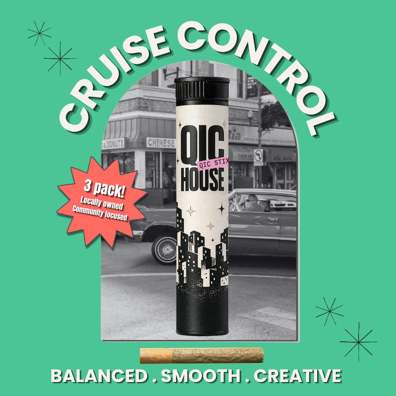 Product QIC House - QIC Stix Taste The Rainbow Cruise Control Pre-Roll 0.5g 3pk (1.5g)