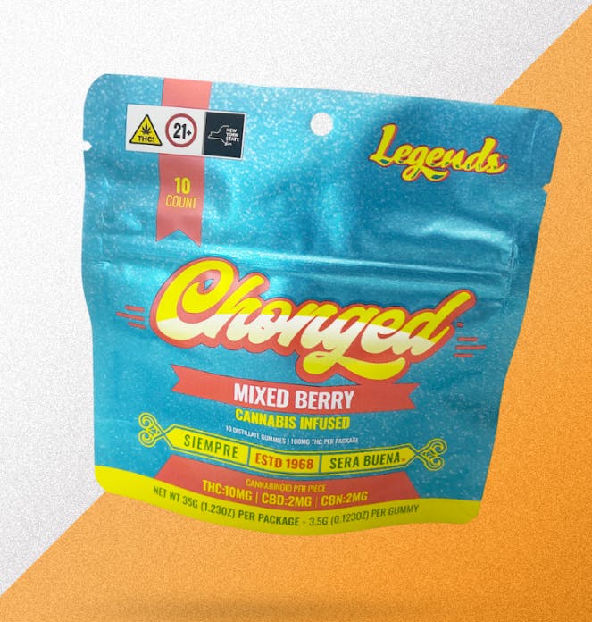 Cheech & Chong Legends Mixed Berry 10pk 10mg Gummies - The Flowery NY