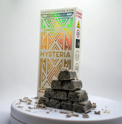 Hysteria Cookies & Cream Chocolate 10mg 10pc-active