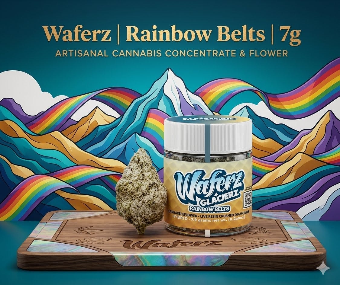 Product Waferz | Rainbow Belts | .54% terps