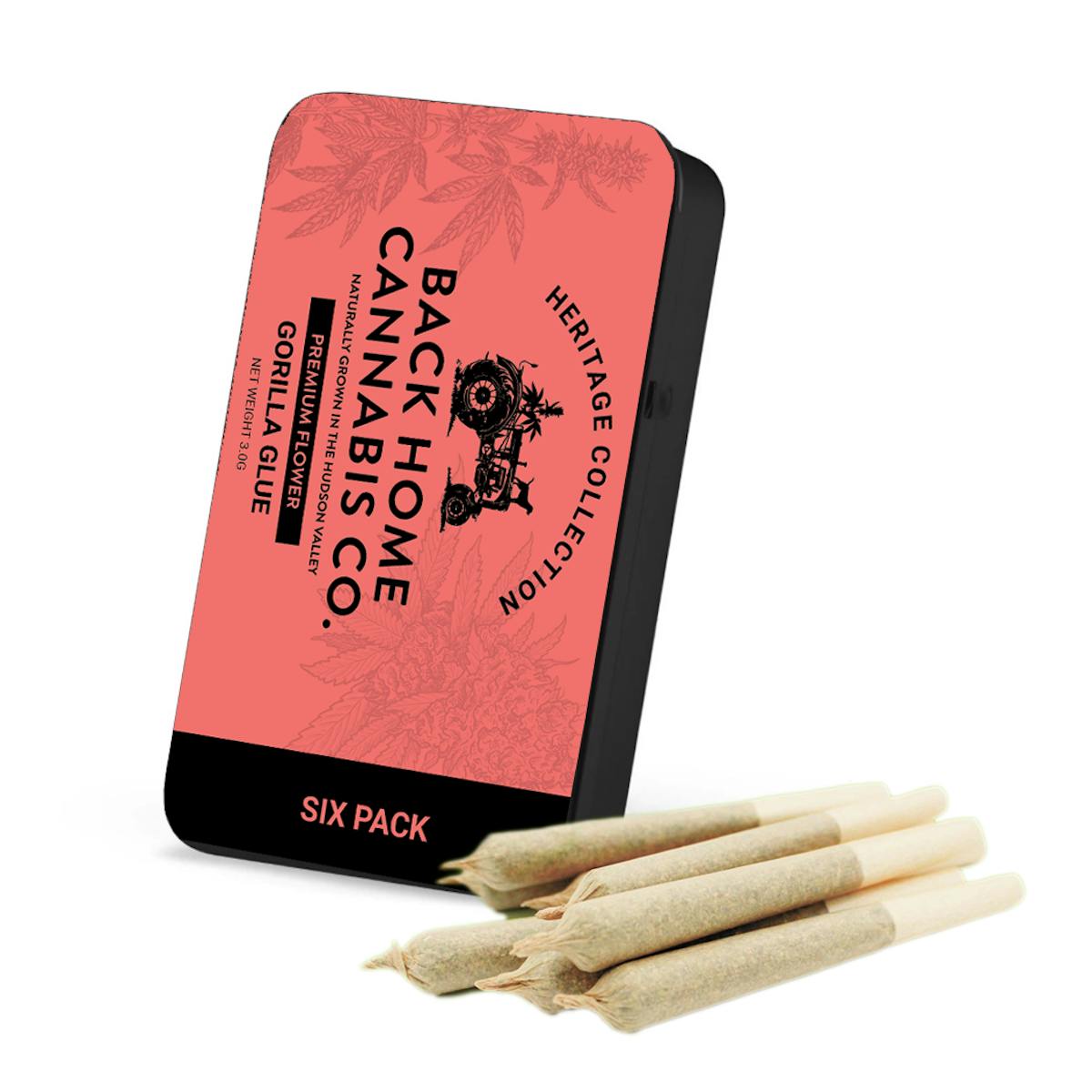 Photo of Back Home Cannabis | Pre-rolls | Gorilla Glue | 6pk 3g