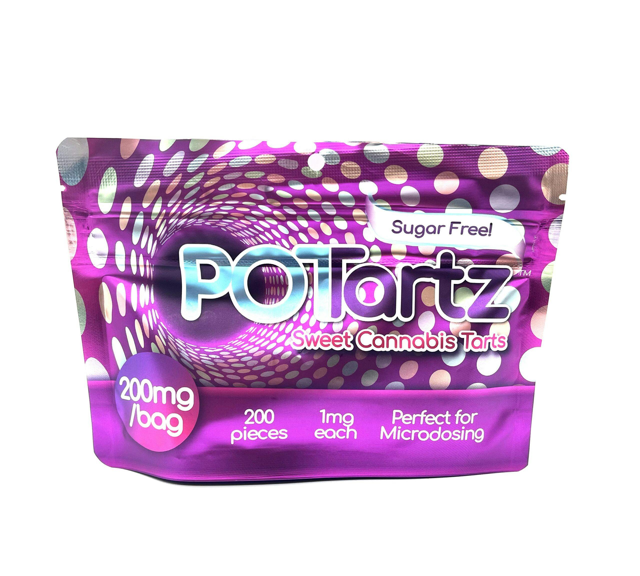 Potartz- 200mg- sweet cannabis tartz sugar free at Premiere