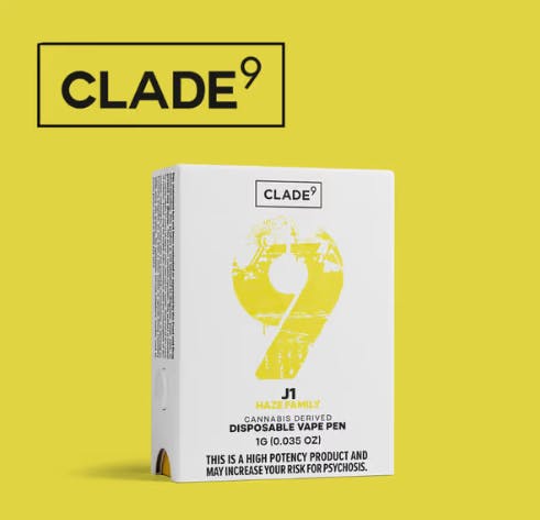 Clade9 J1 - Disposable Vape | 1g