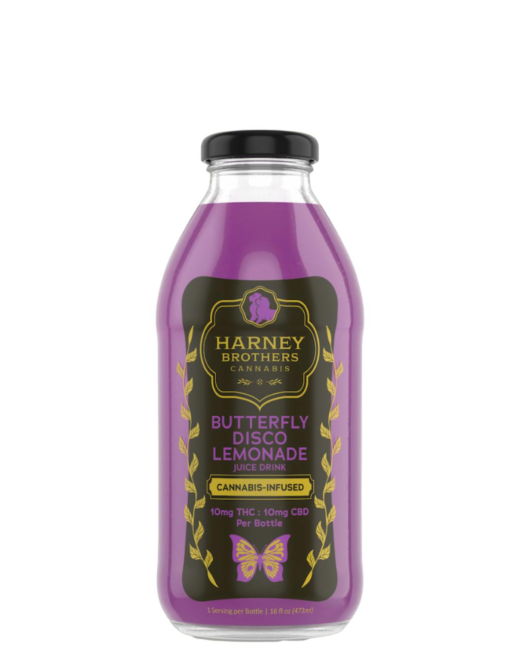 Harney Brother Cannabis - Butterfly Disco Lemonade Tea - 10mg at Silk Road NYC, Jamaica Queens