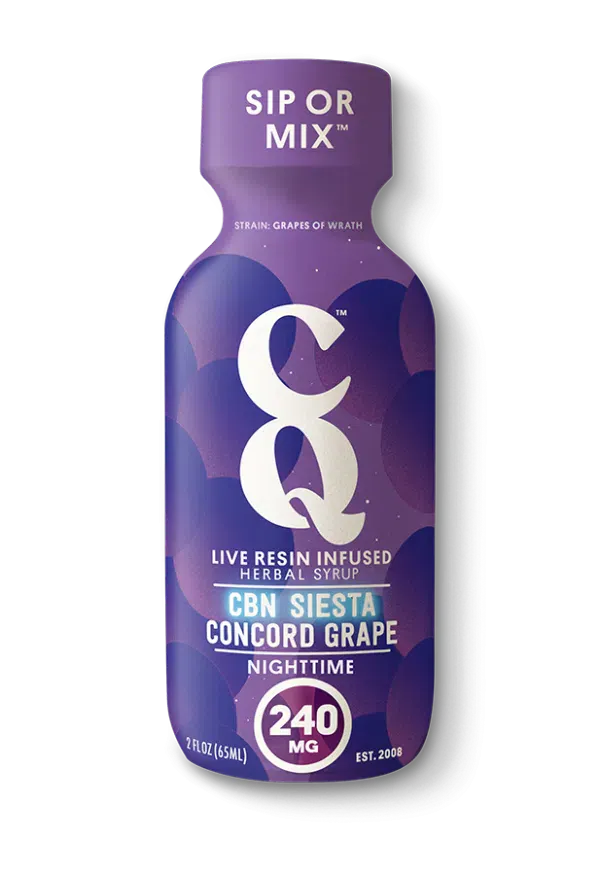 Elevated - CQ Siesta Concord Grape Live Resin/CBN Shot 100mg (I