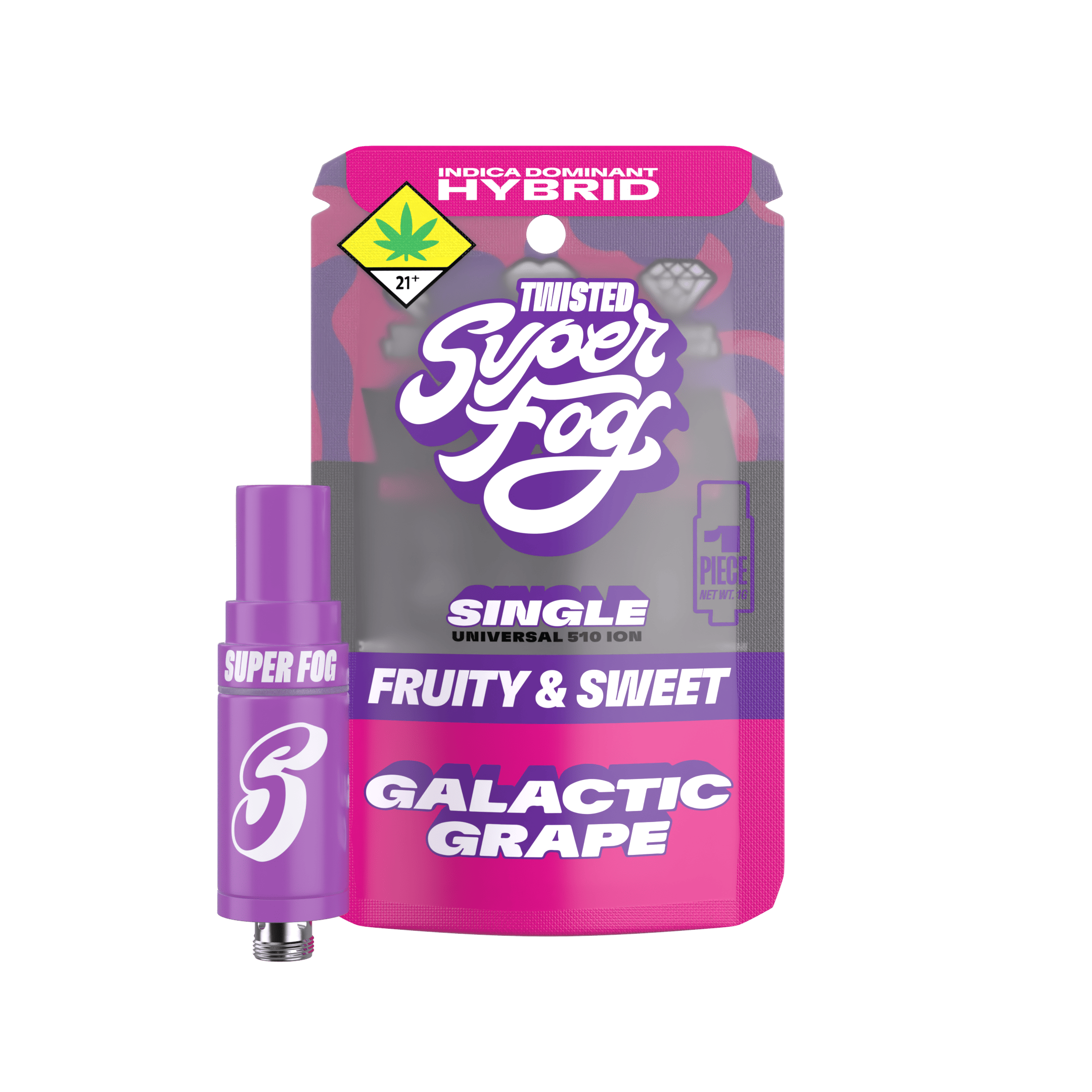 TWISTED 1g Ion Tank - Galactic Grape