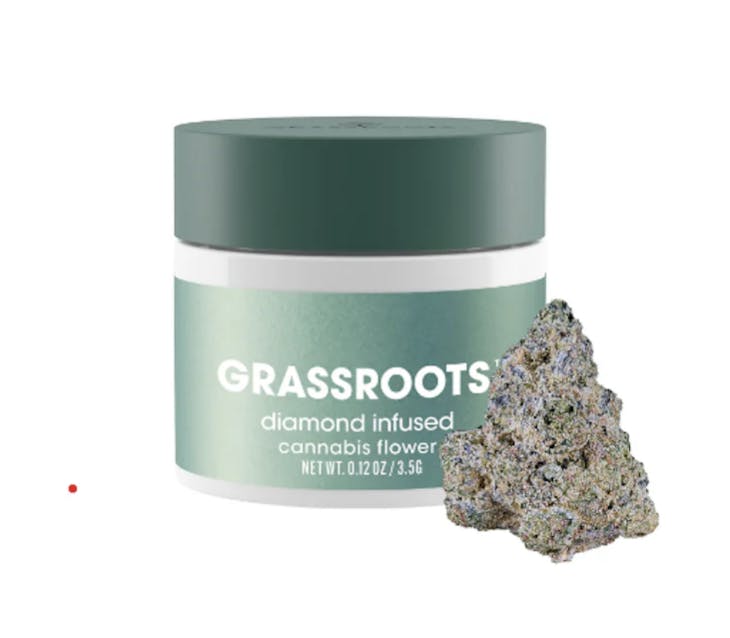 Grassroots | GMO | Diamond Infused | 3.5g