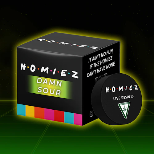 Homiez - 1g Live Resin - Damn Sour