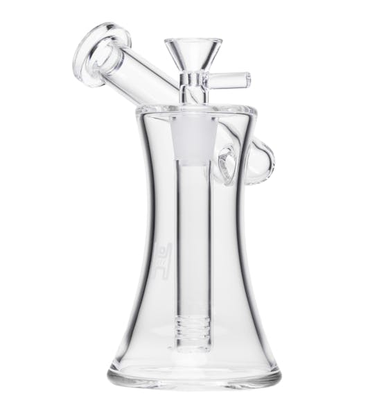 Hourglass Sidecar Bubbler - Clear - Human Grade