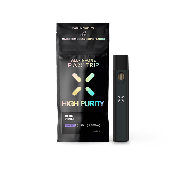 Blue Zushi (H) - 1g Disposable Vape - PAX