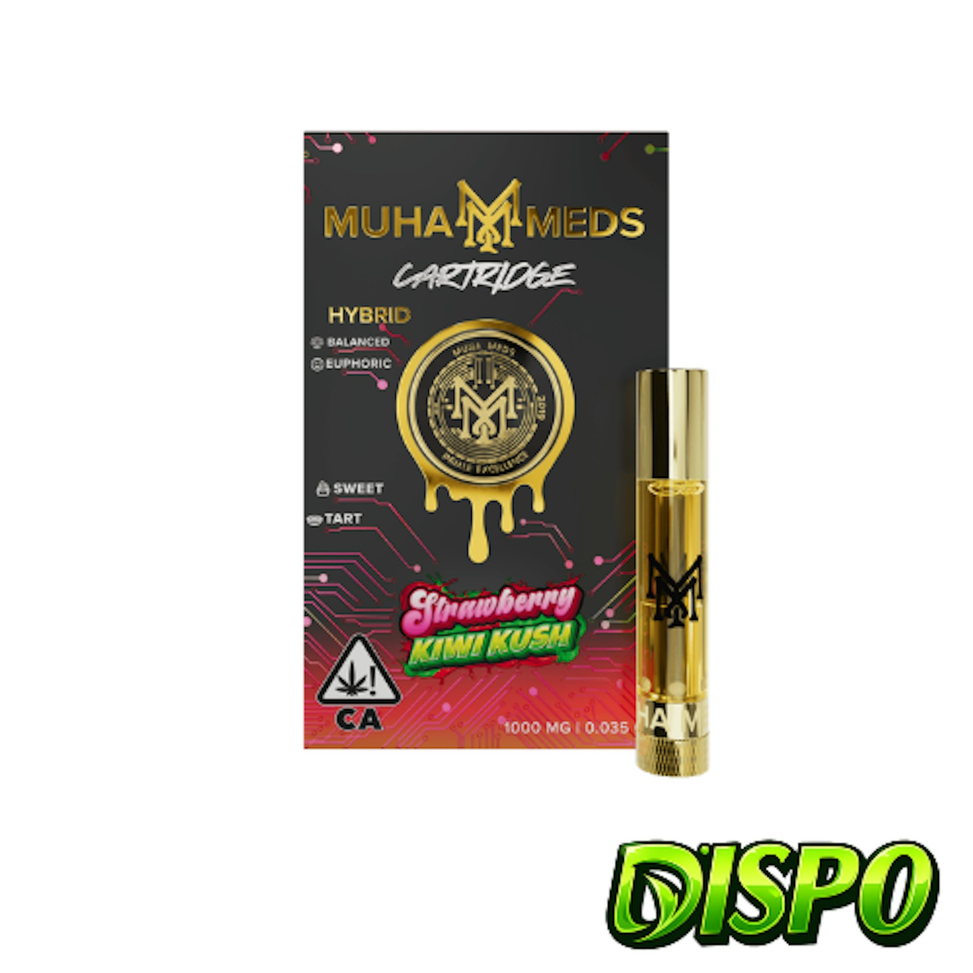 Muha Meds - Strawberry Kiwi Kush Cartridge