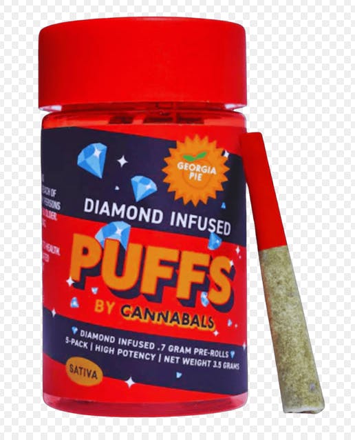 Georgia Pie | 7 Pack | Infused Pre rolls Sativa | Cannabals