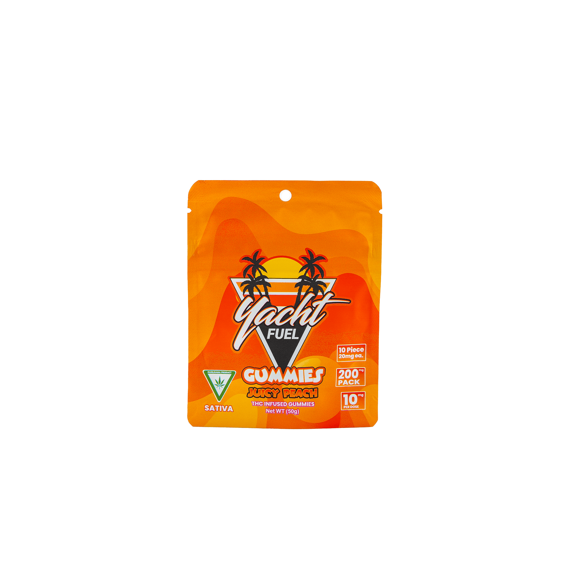 Yacht Fuel - 200mg Gummies - Juicy Peach