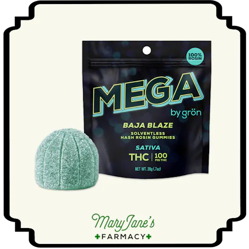 Baja Blaze Solventless Rosin Mega Pearl | 100mg-2